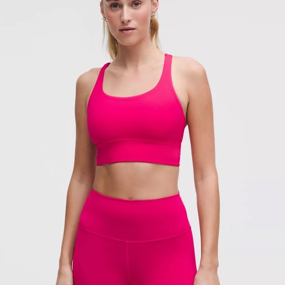 lululemon Energy Longline Bra *Medium Support B–D Cups • Size 8 • Auric Gold - Picture 6 of 7